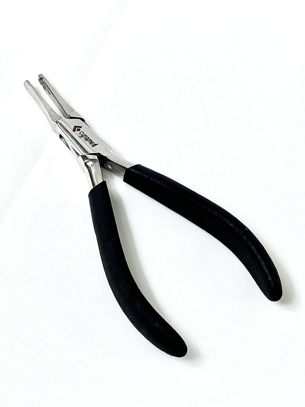 Nose pad adjustment in eyeglasses using the pliers