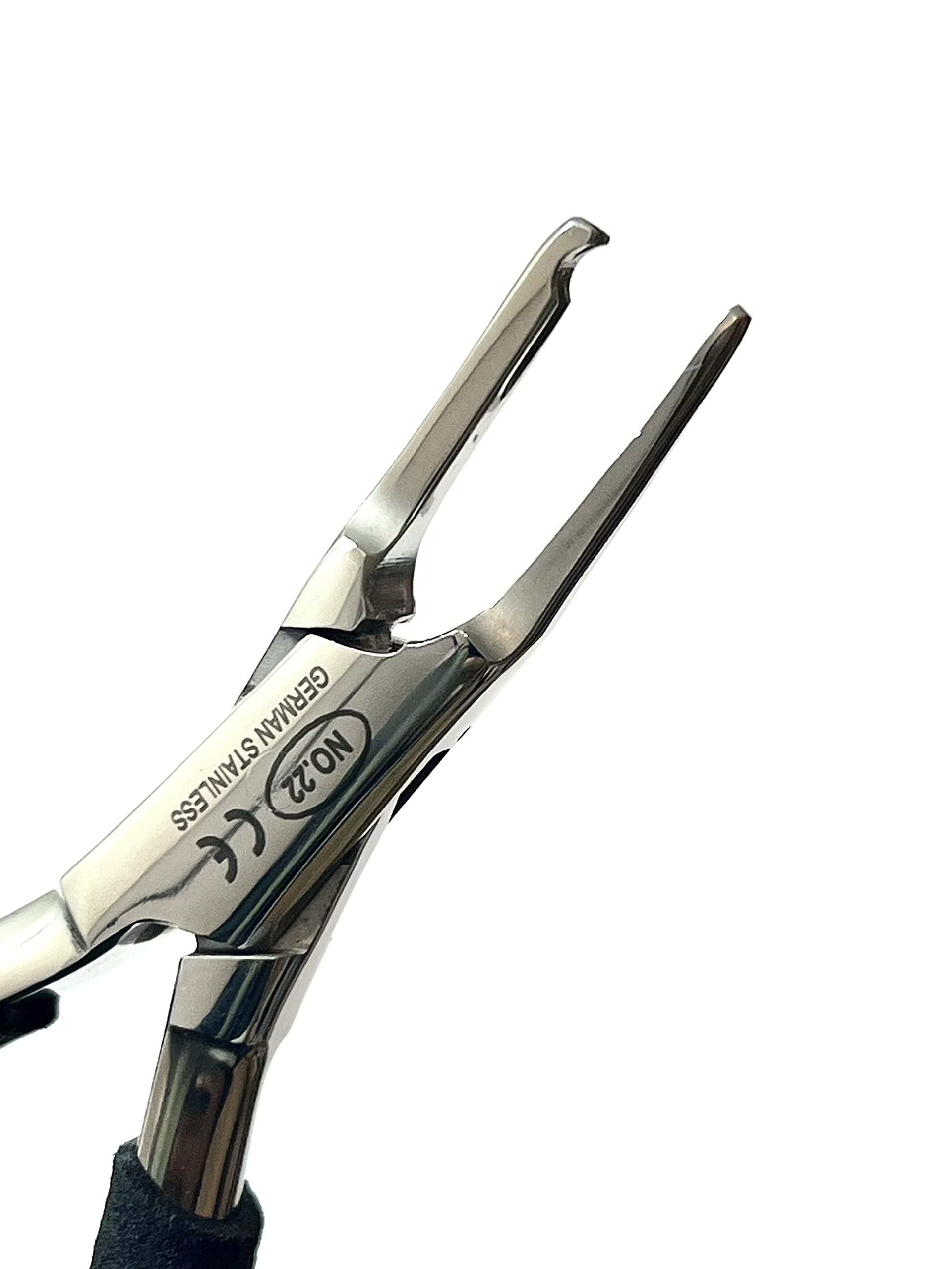 Ergonomic handle of nose pad pliers