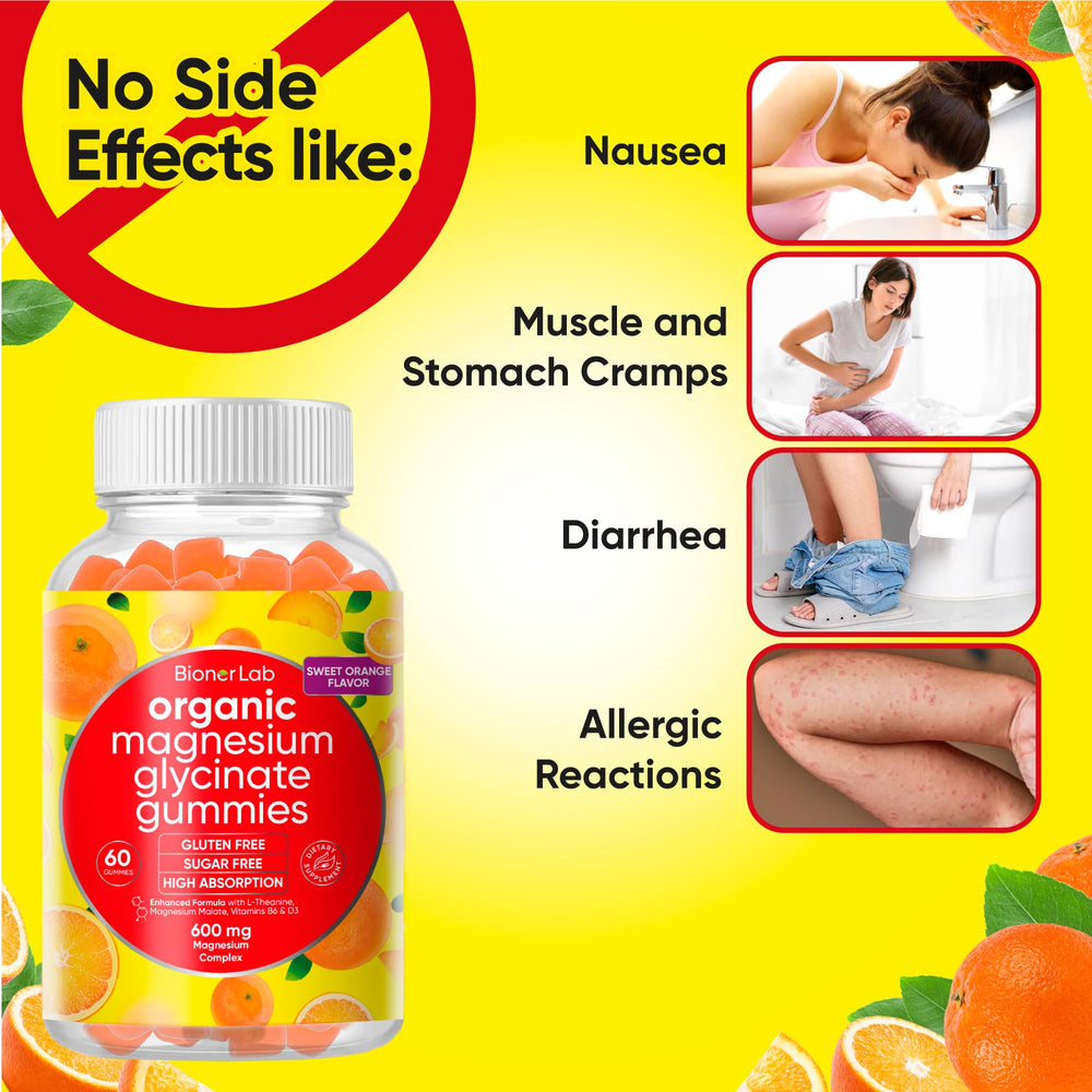 Label highlighting premium magnesium glycinate ingredients