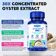 Serving of oyster extract tablets
