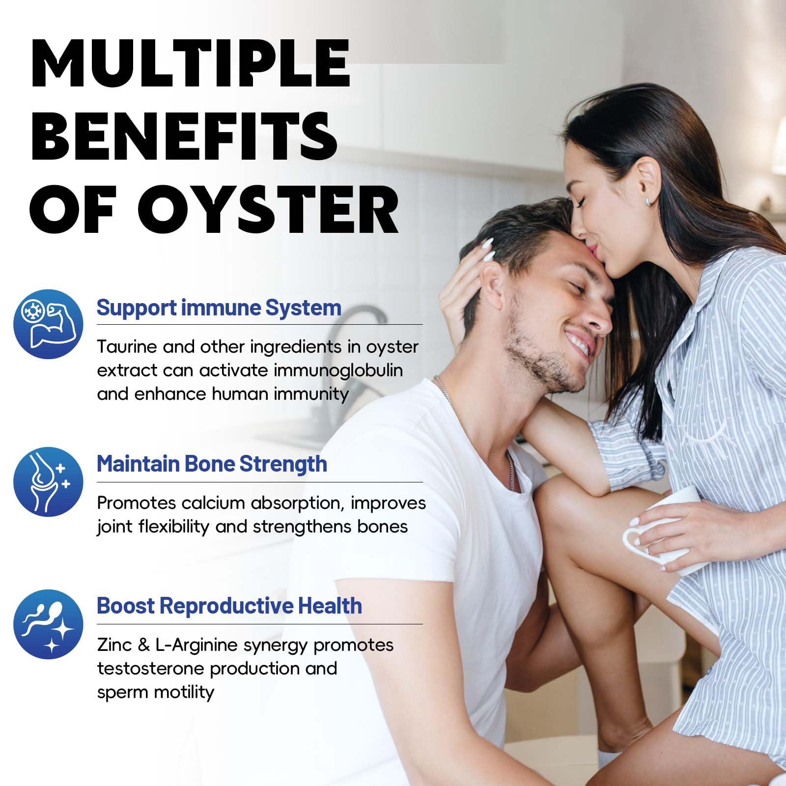 Energy and immune support from oyster supplement