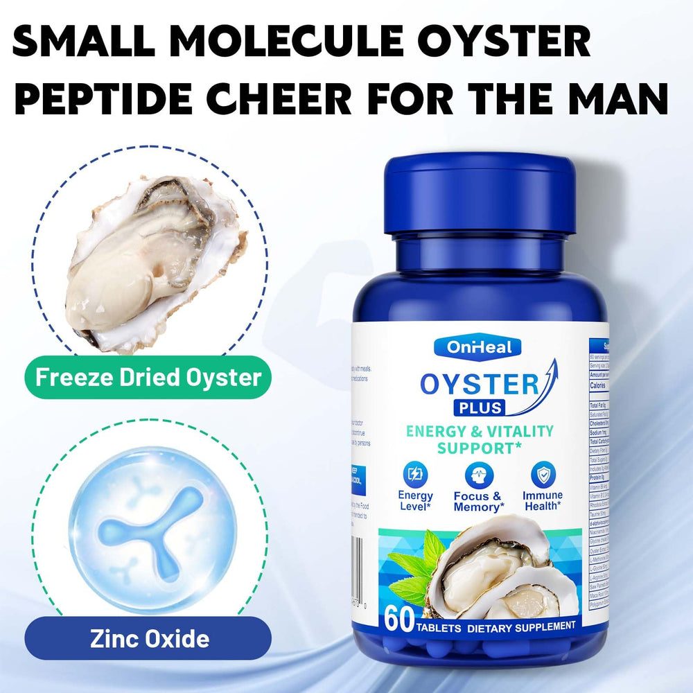 Zinc-rich oyster powder for vitality