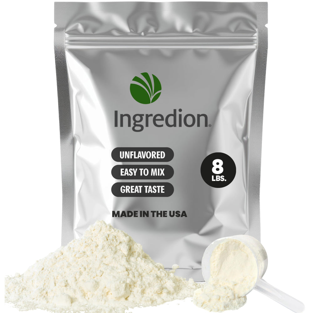Premium pea protein isolate bulk bag front highlights clean-label packaging for versatile home use.