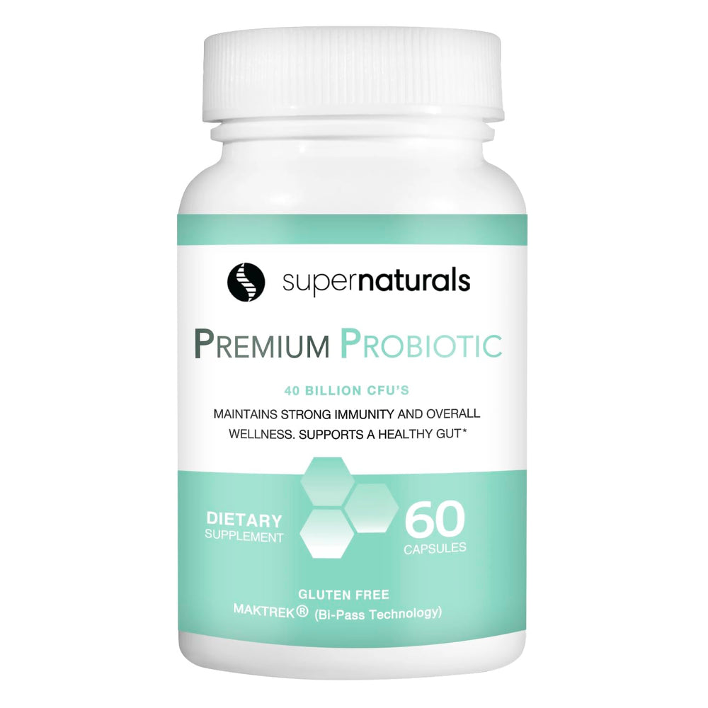 Bottle of Premium Probiotics with 40B CFU and MAKTrek Bypass Technology