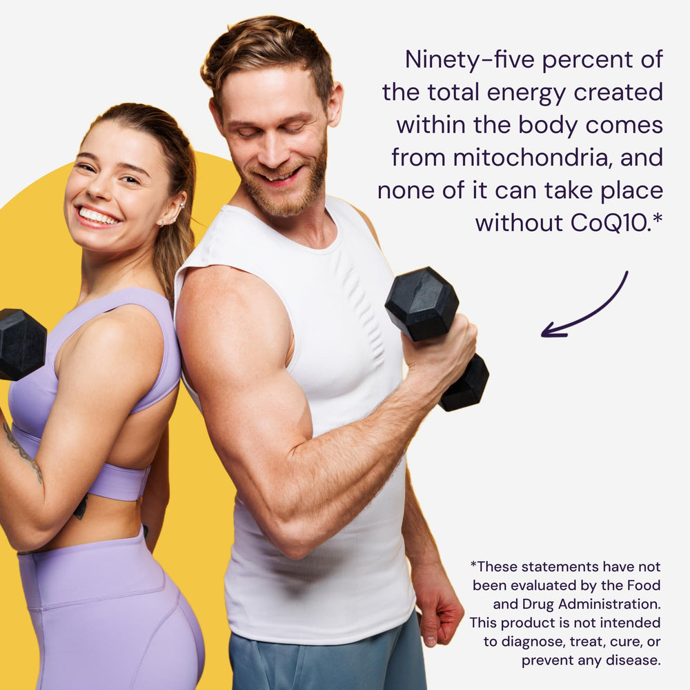 Premium-quality CoQ10 supplement packaging