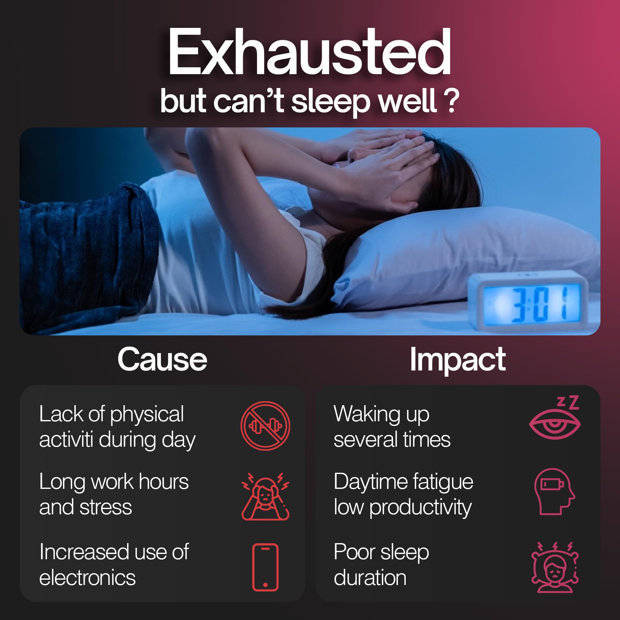 Transdermal sleep patch applied to adult skin