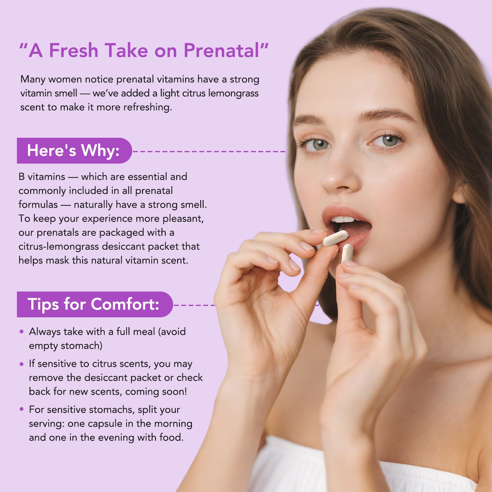 30-day supply of Premom prenatal vitamins