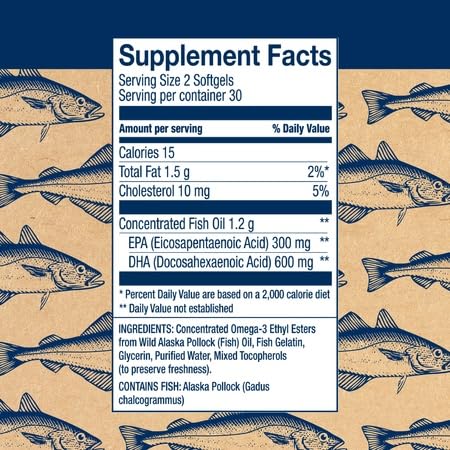 Prenatal DHA Omega-3 for pregnant women label showing 900 mg EPA+DHA