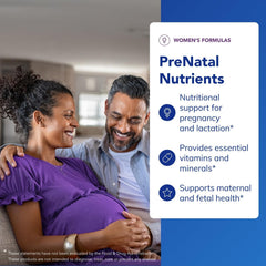 Ingredients overview for PreNatal Nutrients including iron and choline