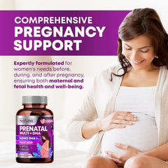 Omega-3 and brain development concept graphic