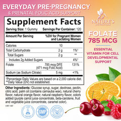 Prenatal vitamins folic acid gummies product image