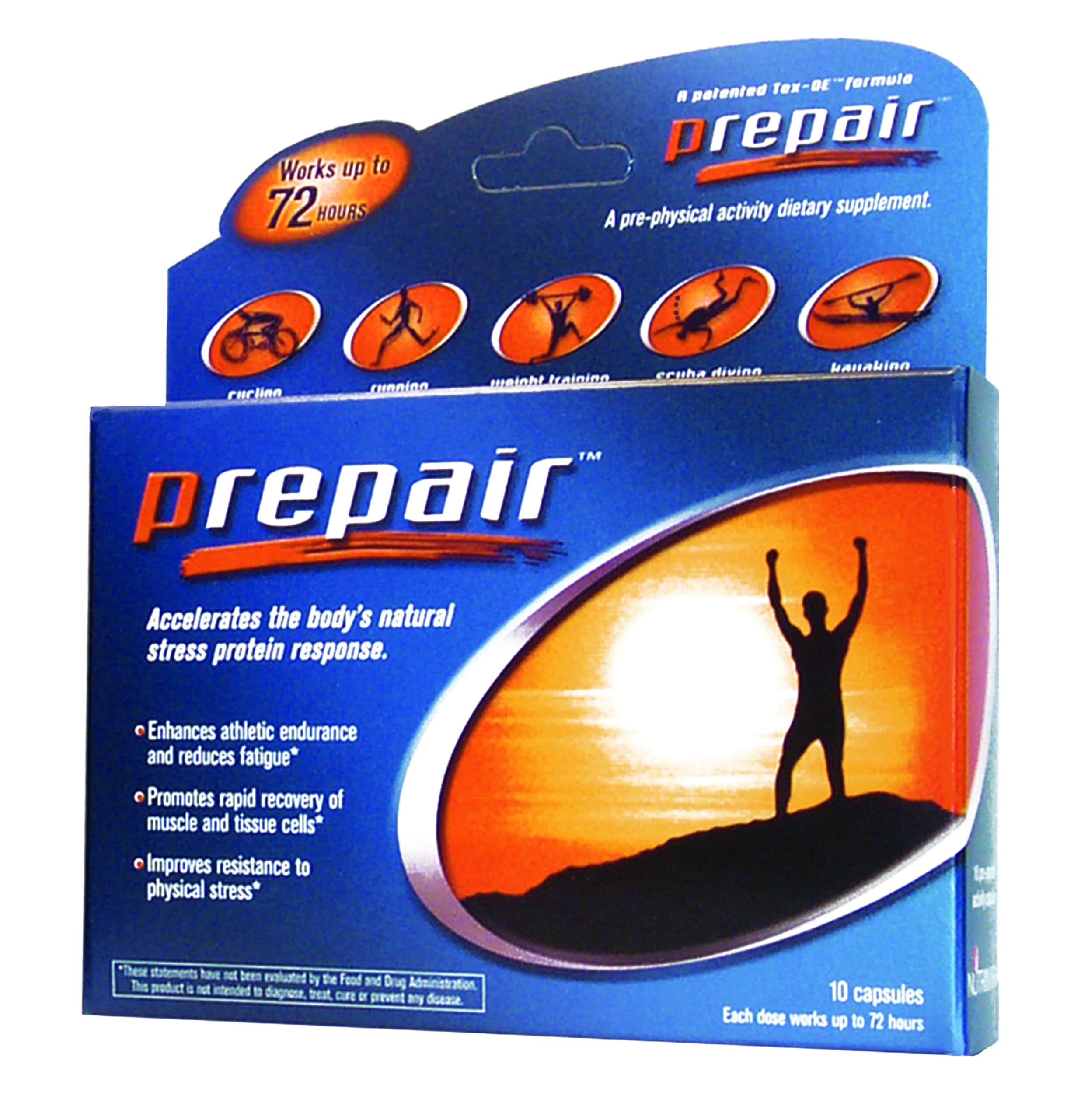 Lifestyle shot of Prepair Fatigue Formula on a desk