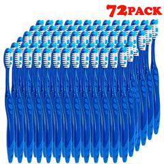 Regular size head with soft bristles for comfort