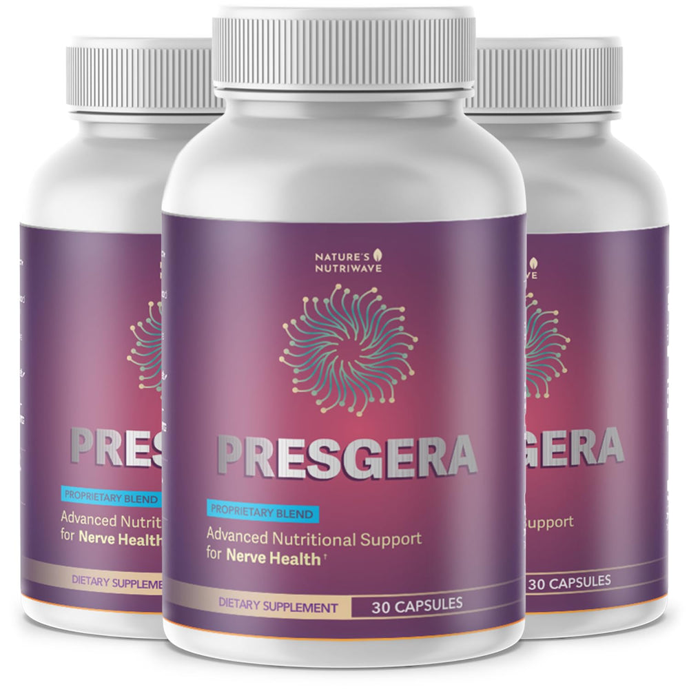 Presgera Capsules bottle front view