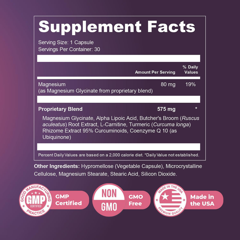 Non-GMO and clean formula badge for Presgera Capsules