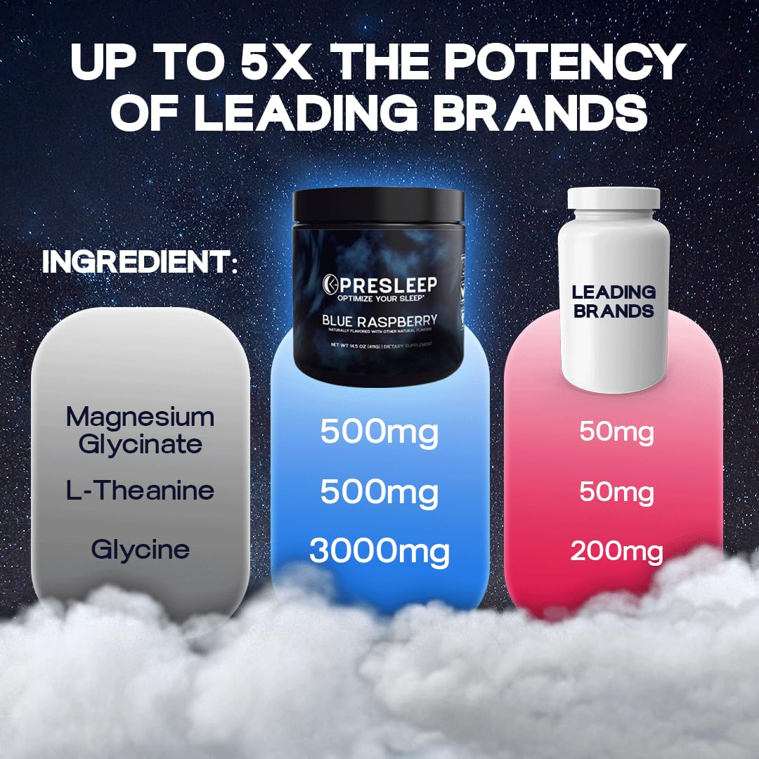 Vegan and gluten-free icons on PreSleep packaging