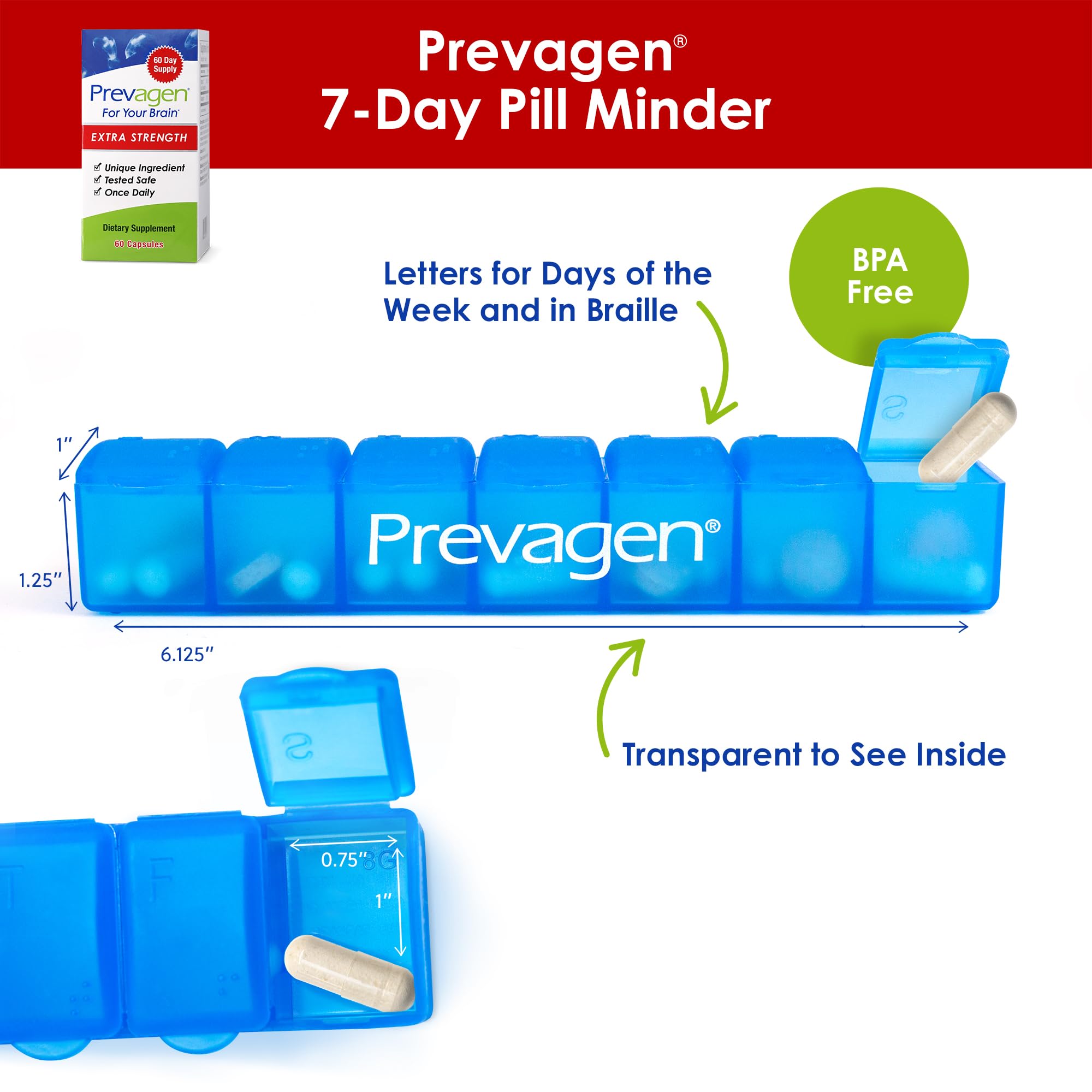 Prevagen Extra Strength bottle back label