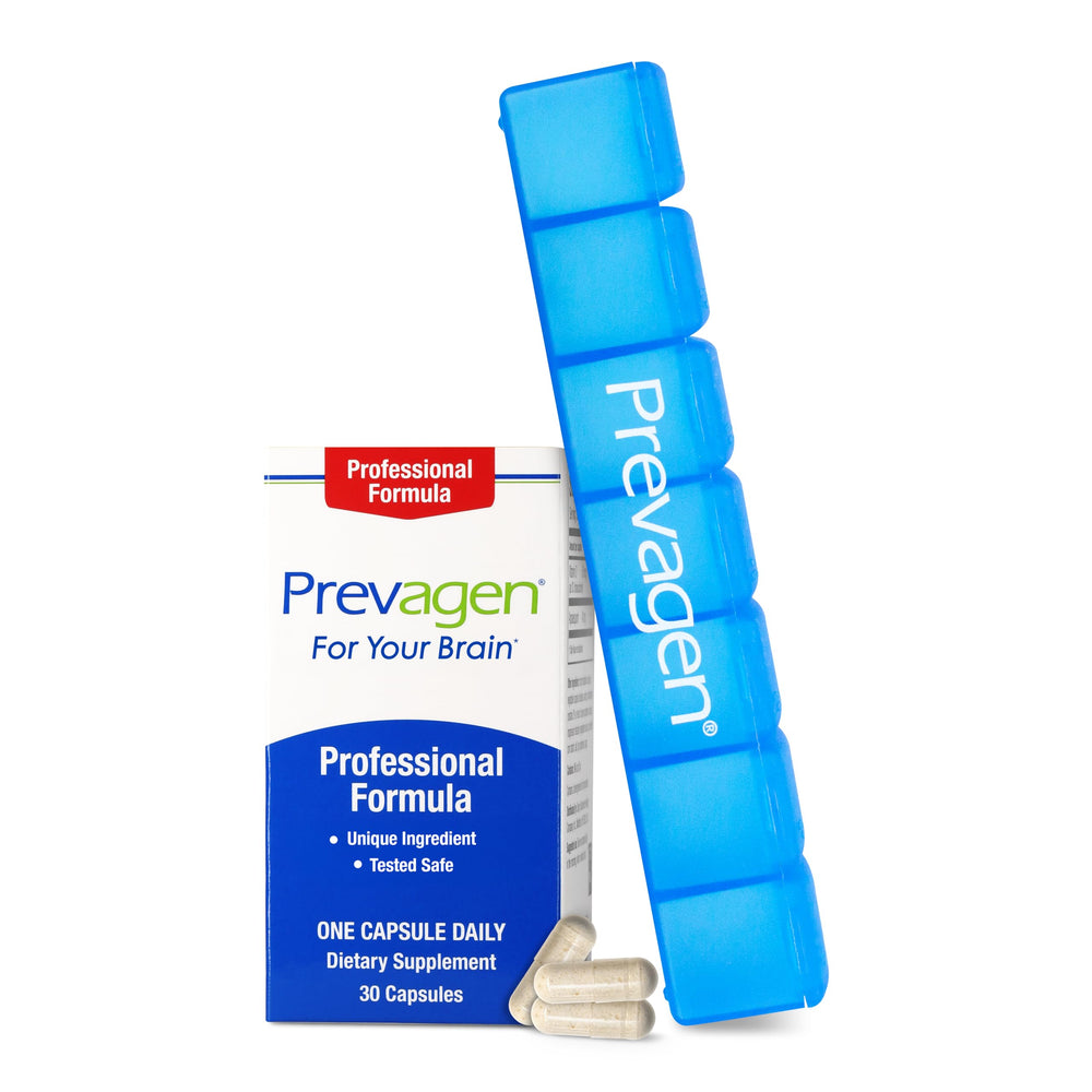 Front view of Prevagen Professional Formula 30 capsules bottle for 1-month supply