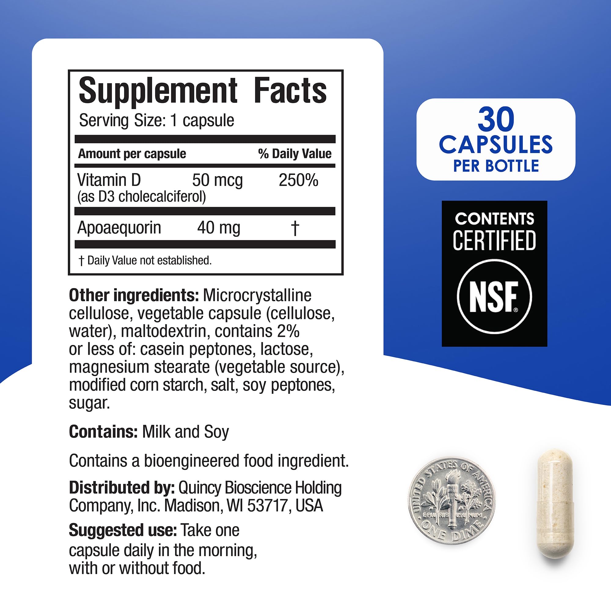 Apoaequorin brain-support ingredient featured in Prevagen