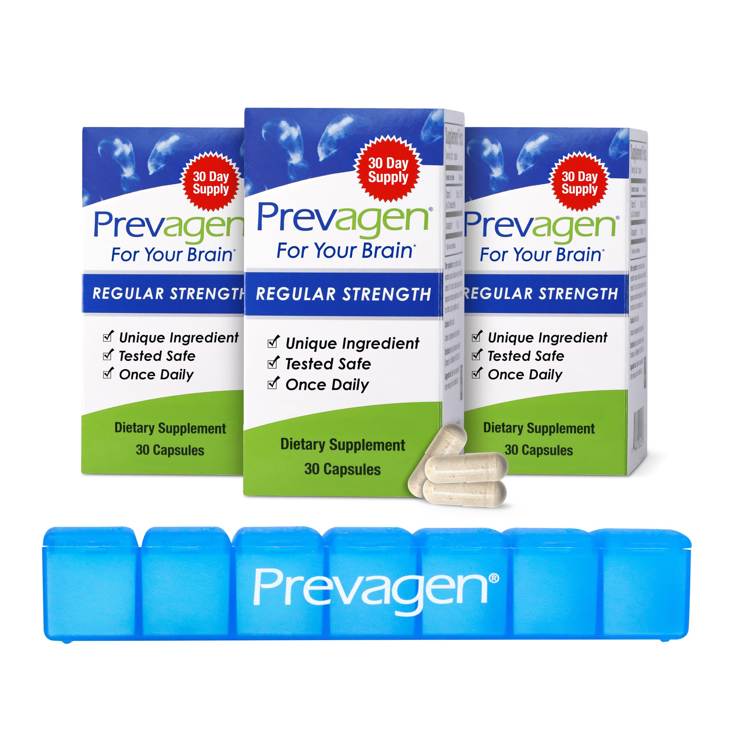 Prevagen Regular Strength pill bottle hero image