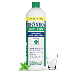 Prevention Daily Care Alcohol-Free Mouthwash bottle 16 oz