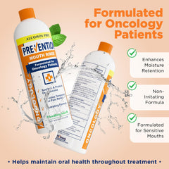 Prevention Oncology Mouthwash 4-pack packaging box