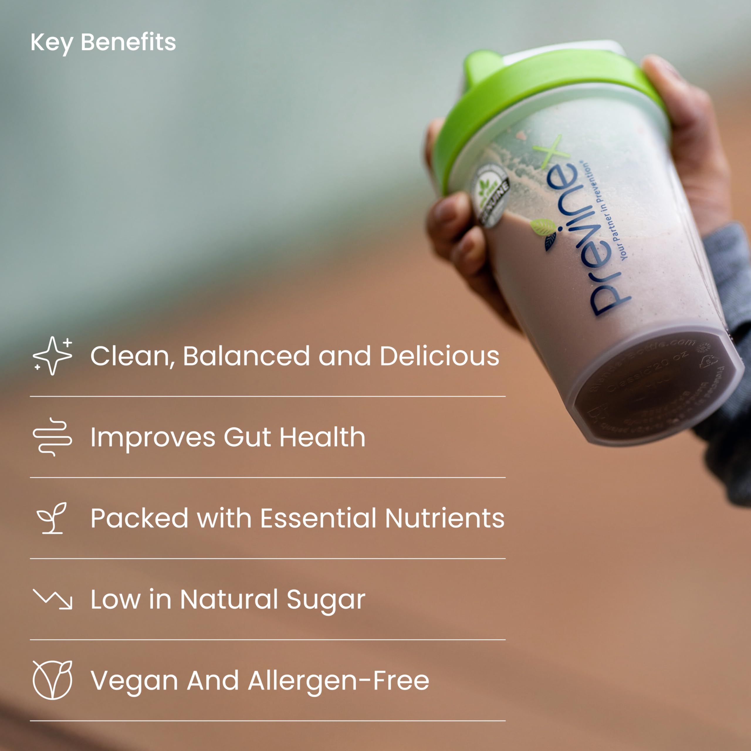 Probiotic blend, digestive enzymes, and antioxidants in Nourify Plus