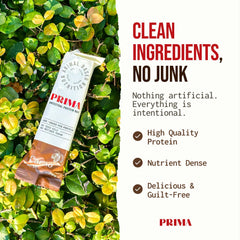 Beef tallow and ingredients highlight on PRIMA Ancestral Protein Bar