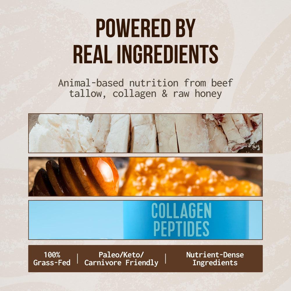 Organic raw honey and coffee flavor notes on bar