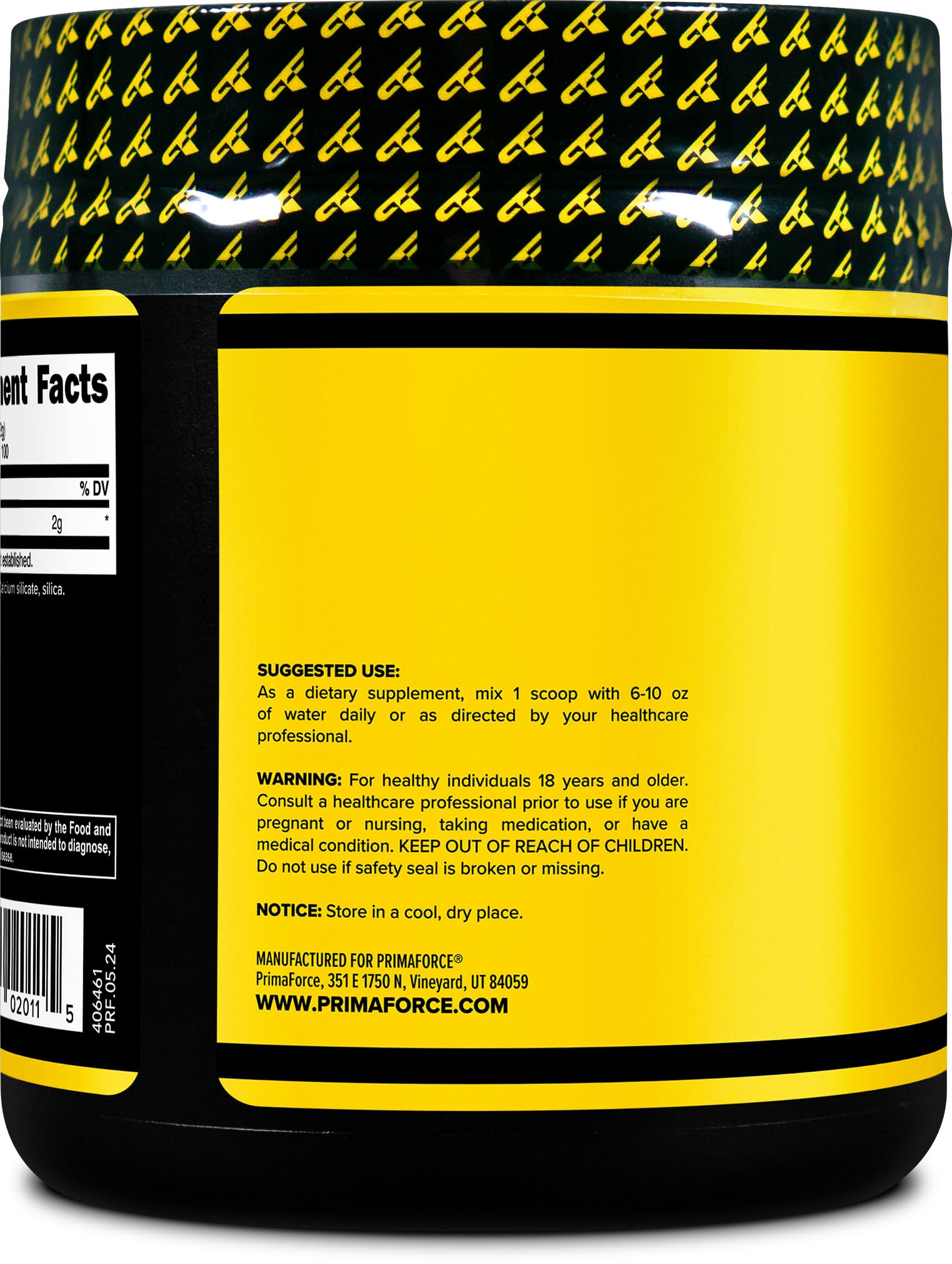 Label highlights 2:1 L-Citrulline Malate ratio and 2000 mg per serving
