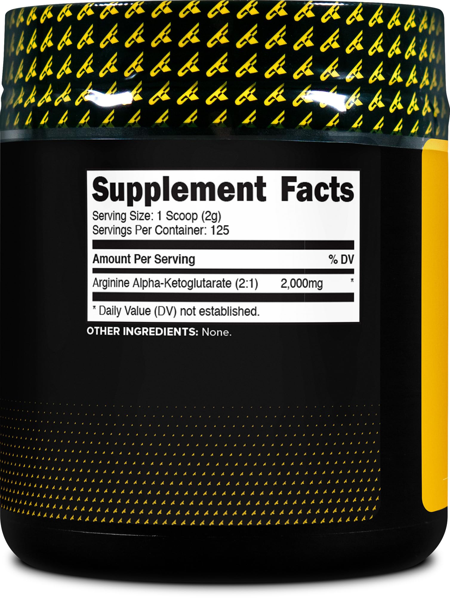 PrimaForce AAKG lab-test-results label conveys potency and purity