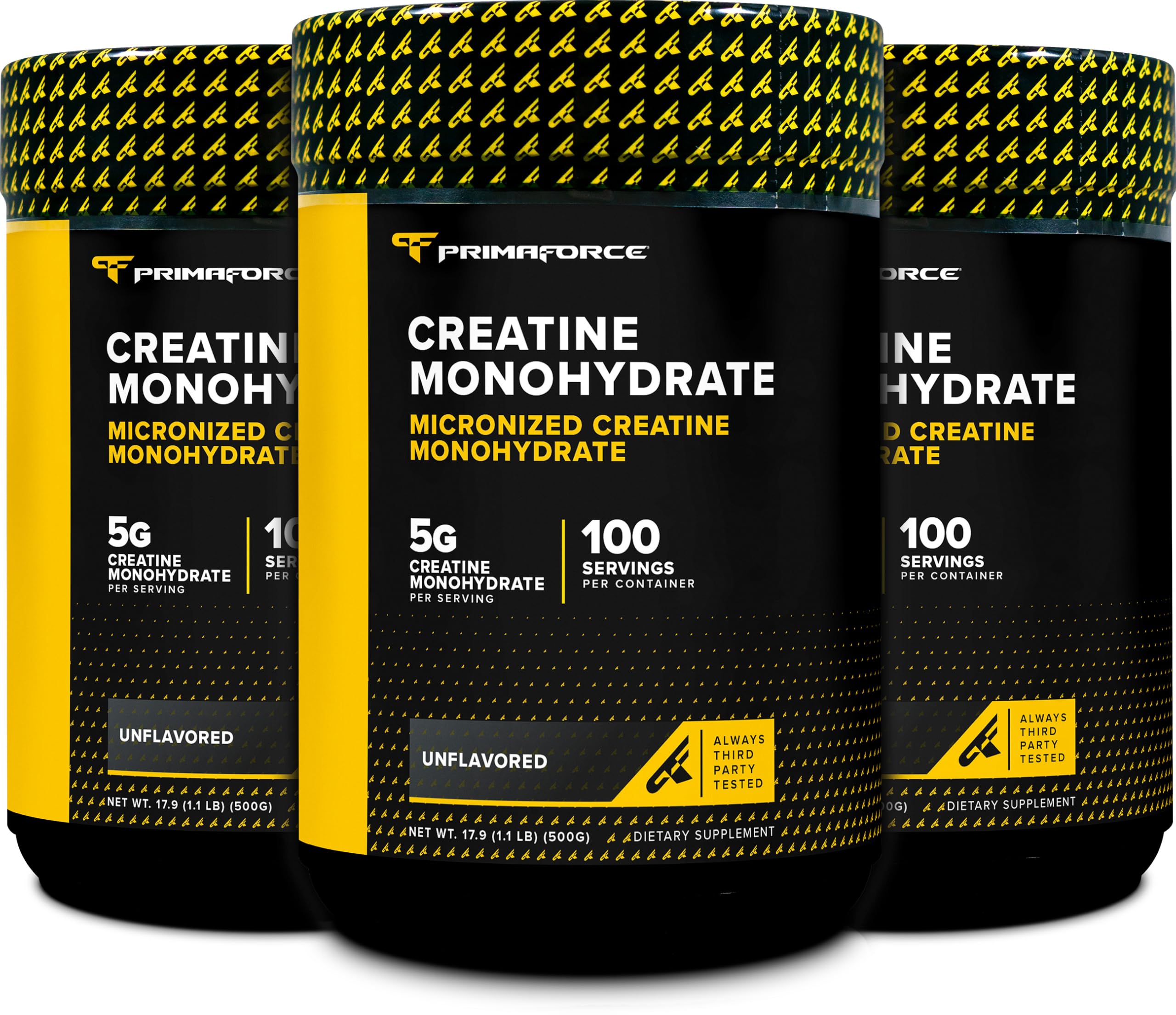Packaging shot of Primaforce Micronized Creatine Monohydrate 500g