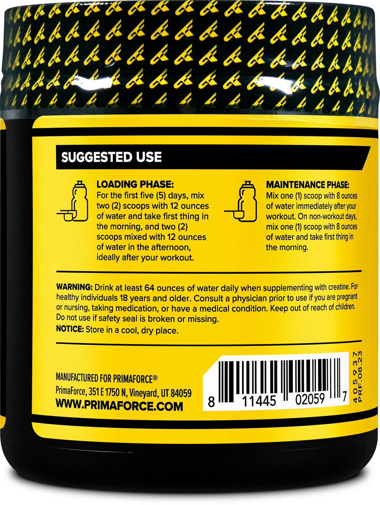 PrimaForce Creatine-X ingredient blend list