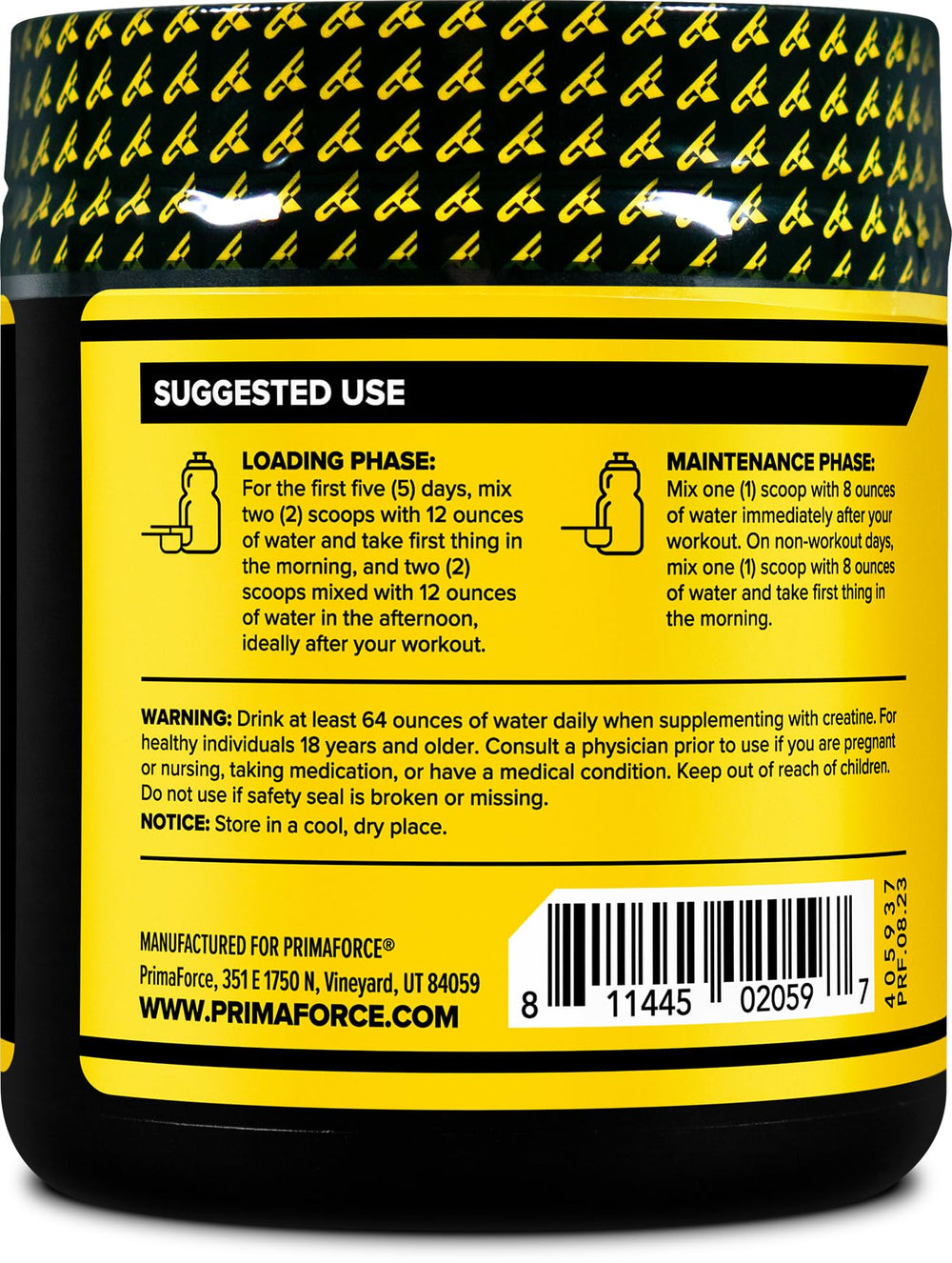 PrimaForce Creatine-X ingredient blend list