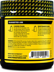 PrimaForce Creatine-X ingredient blend list