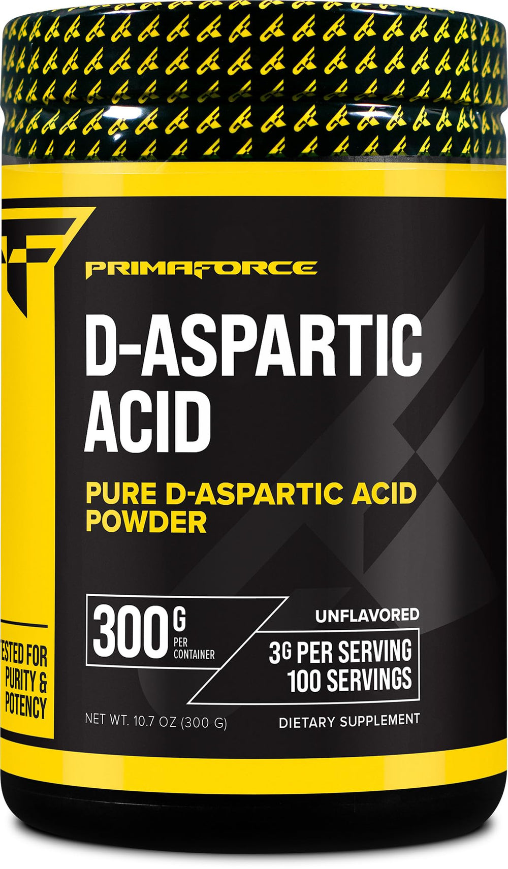 Primaforce D-Aspartic Acid 300g container – unflavored