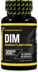 Primaforce DIM supplement bottle – Diindolylmethane 300mg, 60 capsules