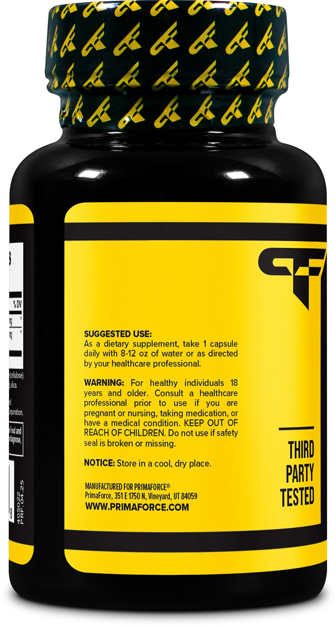 DIM supplement bottle with vegetarian capsule icon