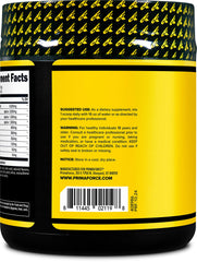 Scooper and glass of water with Tropical Punch powder