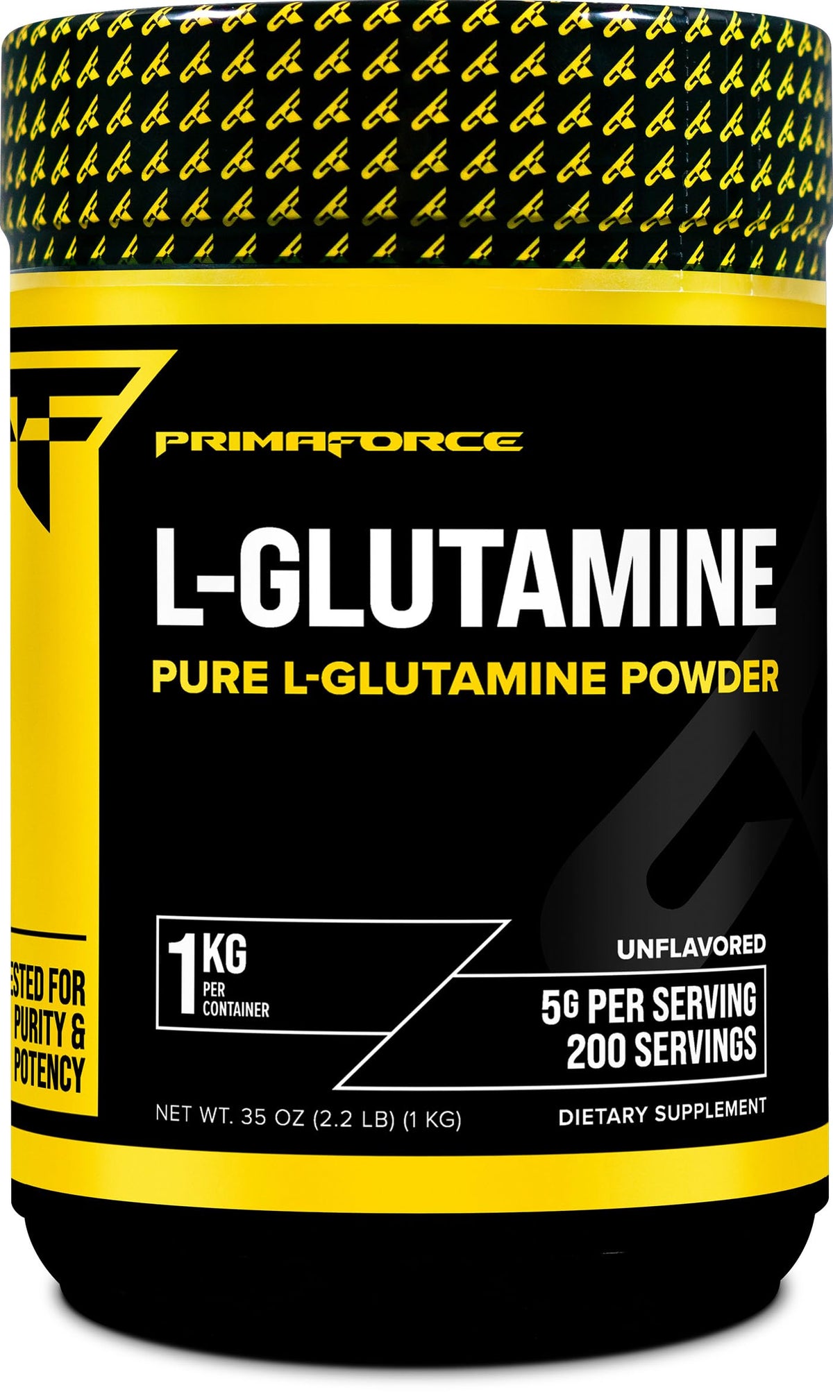 Primaforce L-Glutamine Powder 1000g front view