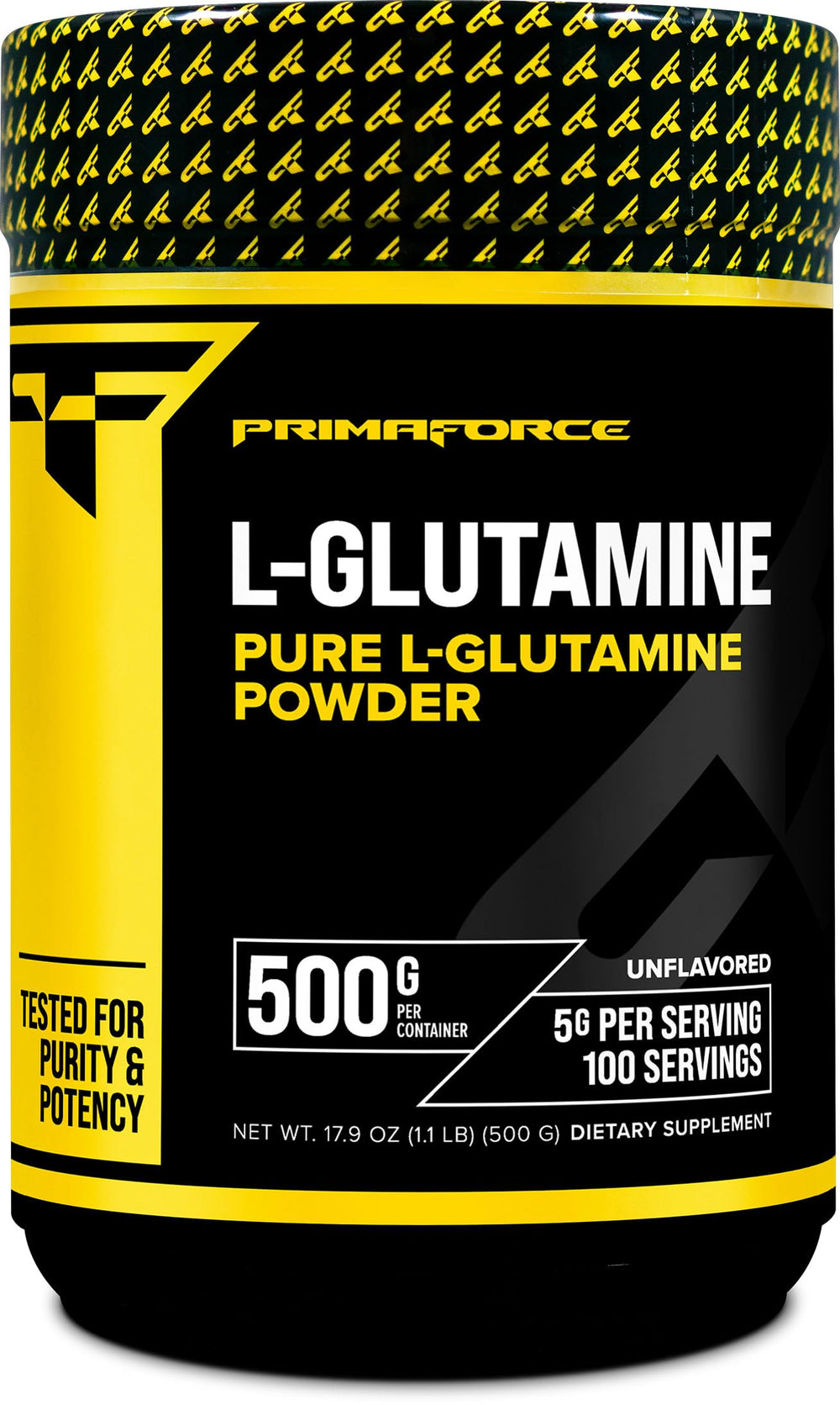 Primaforce L-Glutamine powder 500g unflavored container