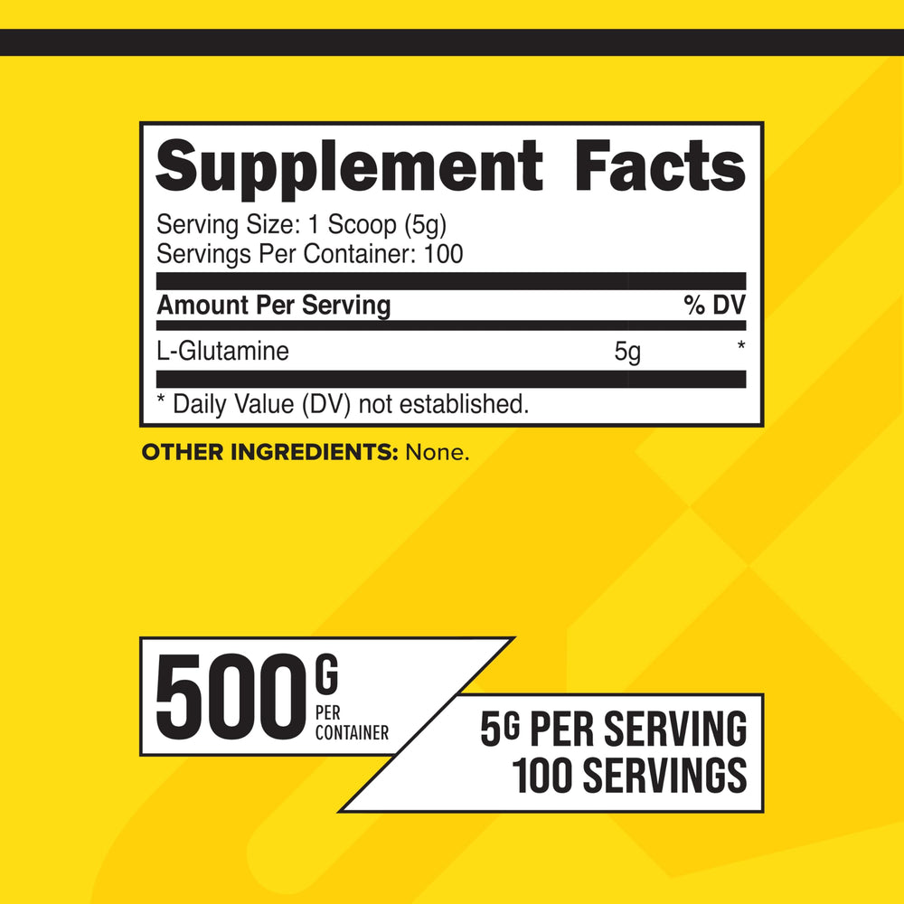 5 g serving of Primaforce L-Glutamine powder