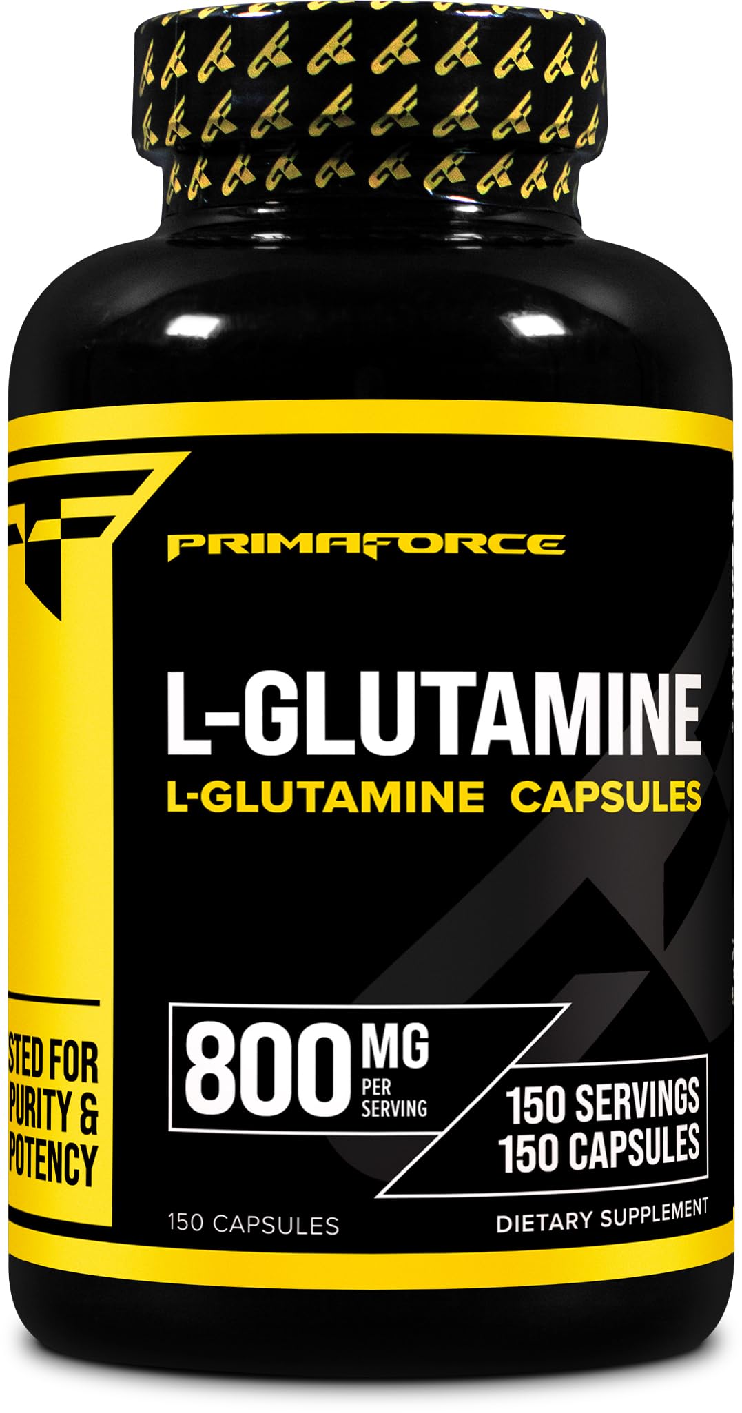Primaforce L-Glutamine 800mg capsules bottle