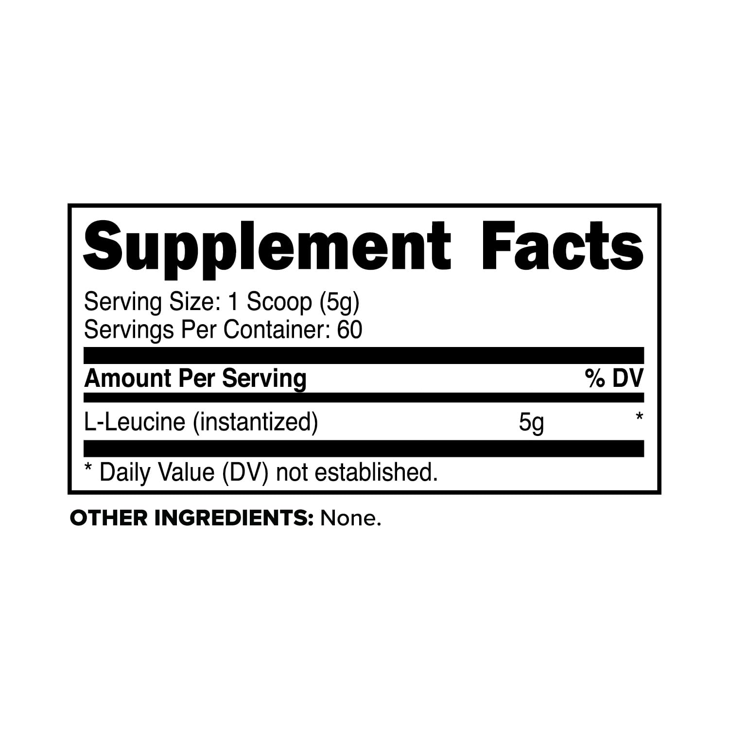 Serving scoop with Primaforce L-Leucine powder