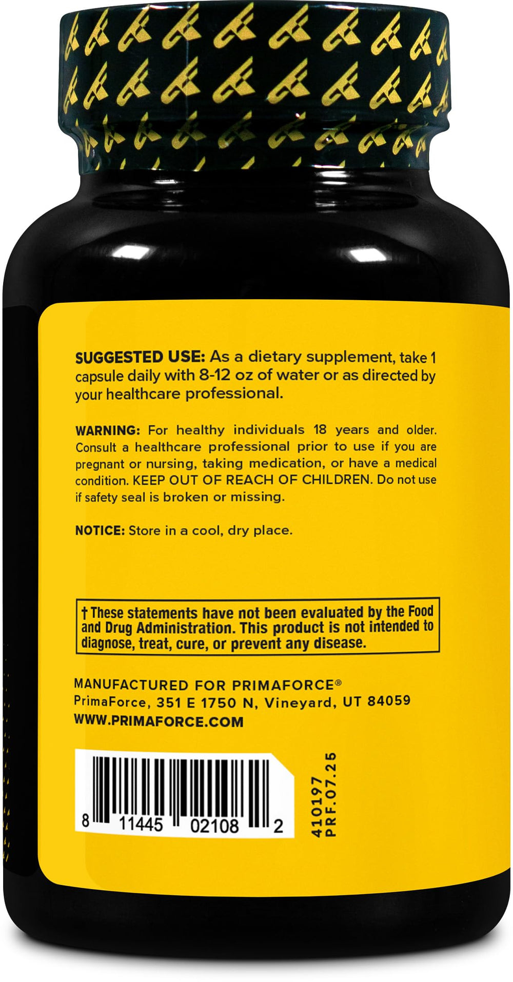 Milk thistle label showing gluten-free and non-GMO status