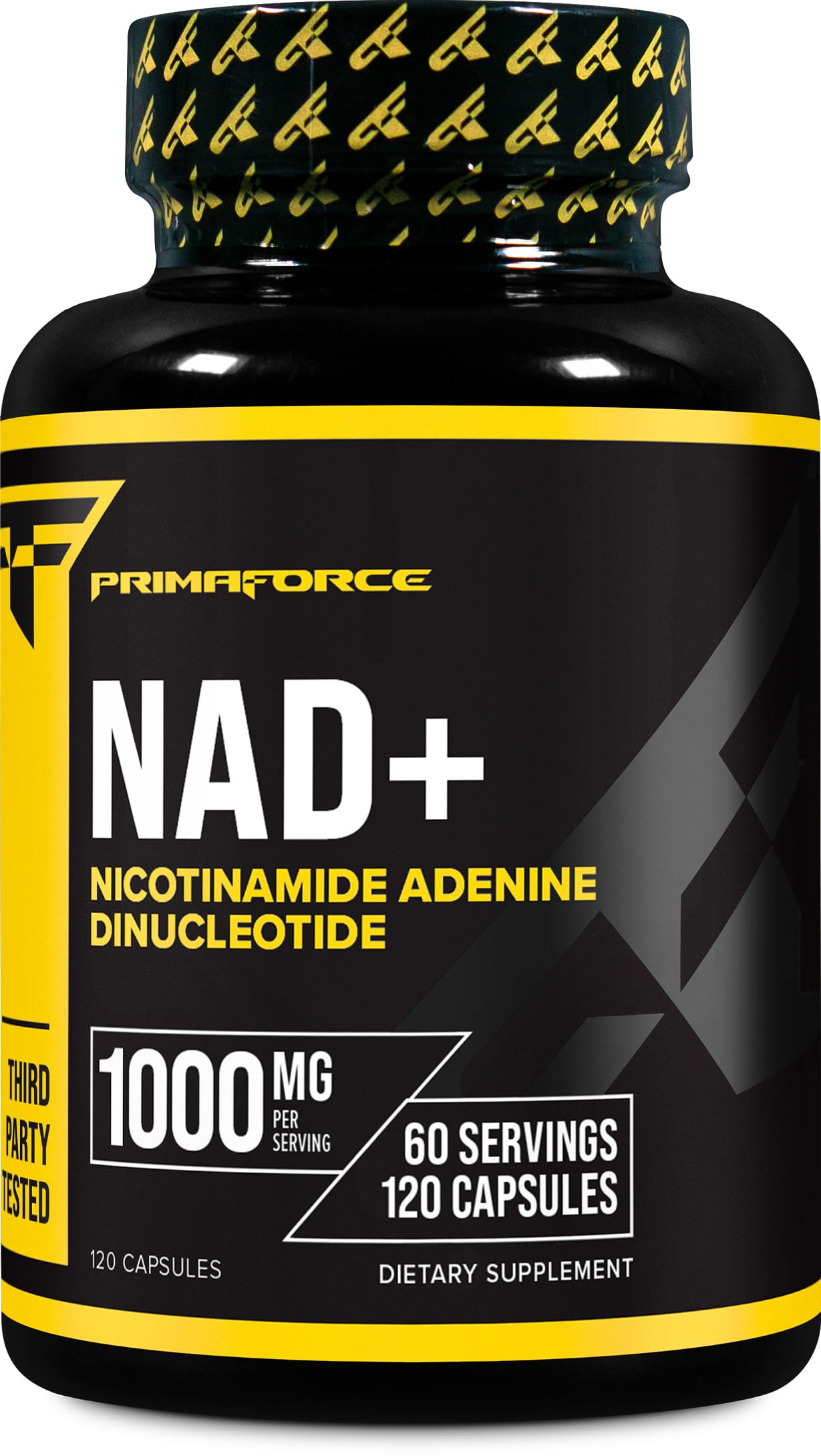 Primaforce NAD+ 1000 mg bottle with 120 capsules