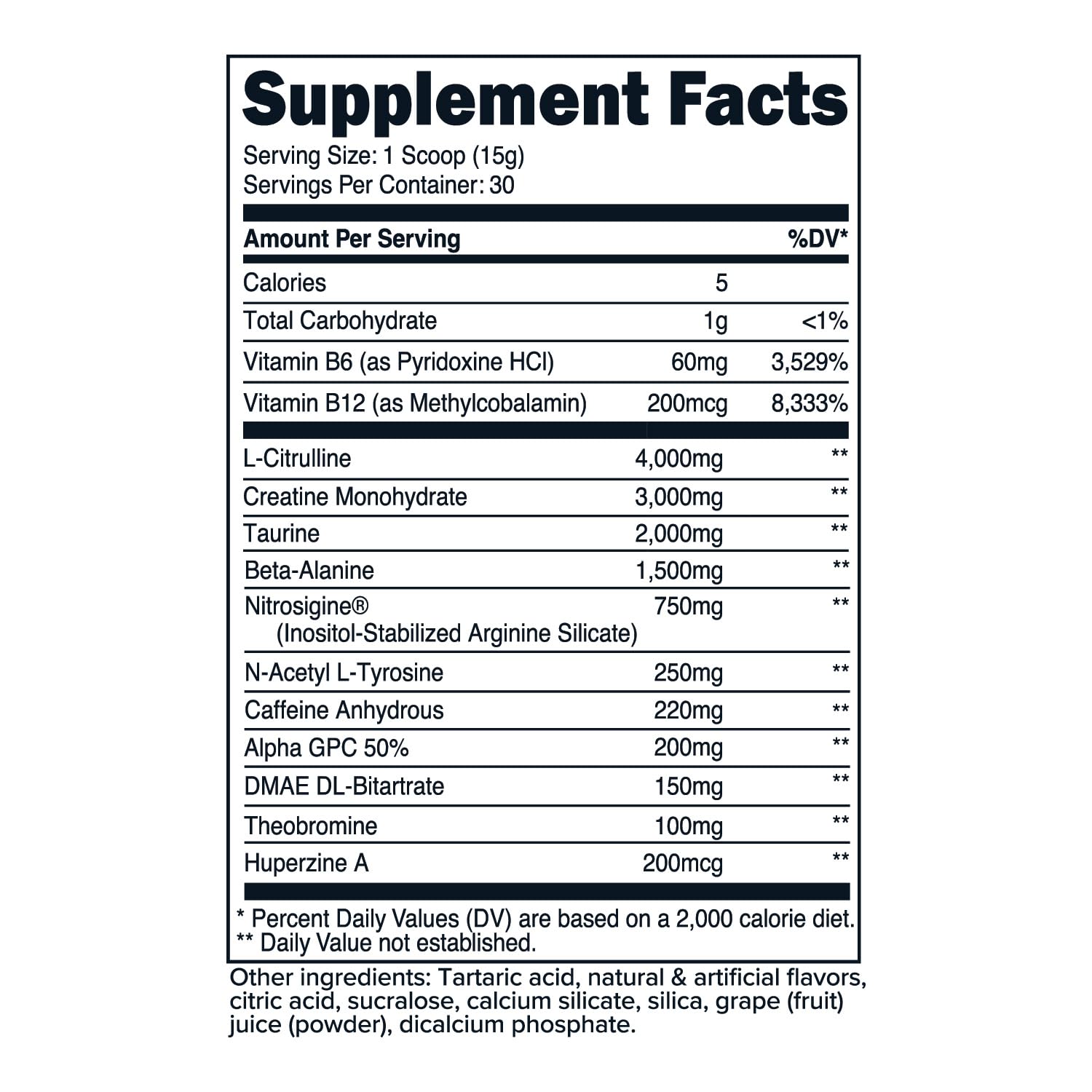 Primaforce Pre-Workout Complex grape scoop image for accurate serving sizes