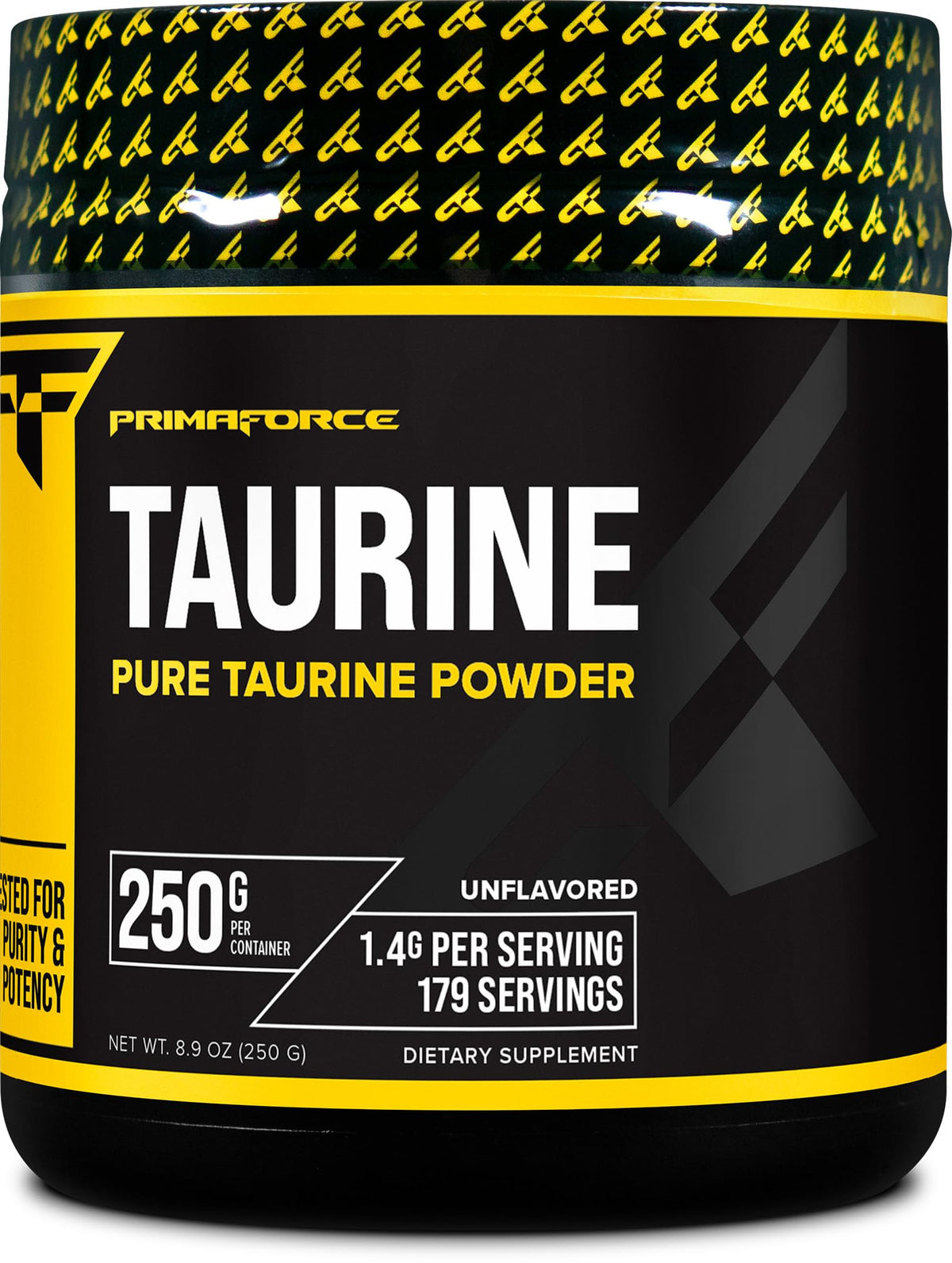 Front label of PrimaForce Taurine Powder 250g