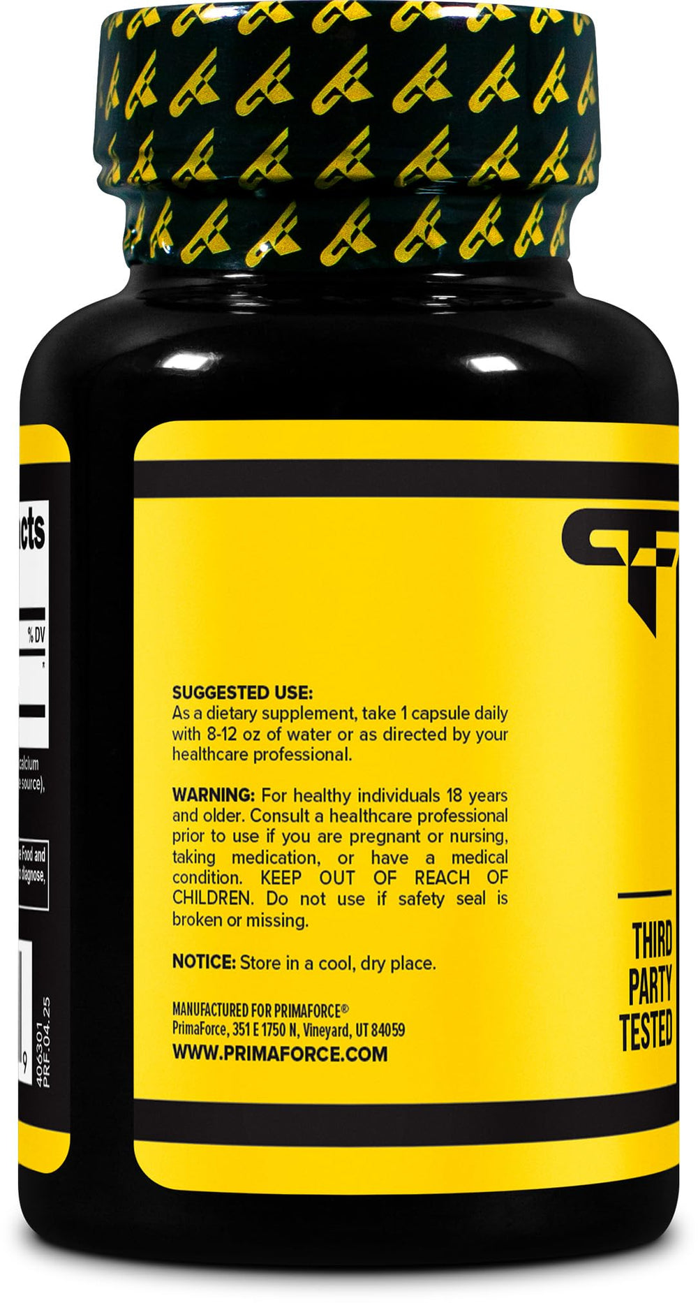 TUDCA serving size and dosage information