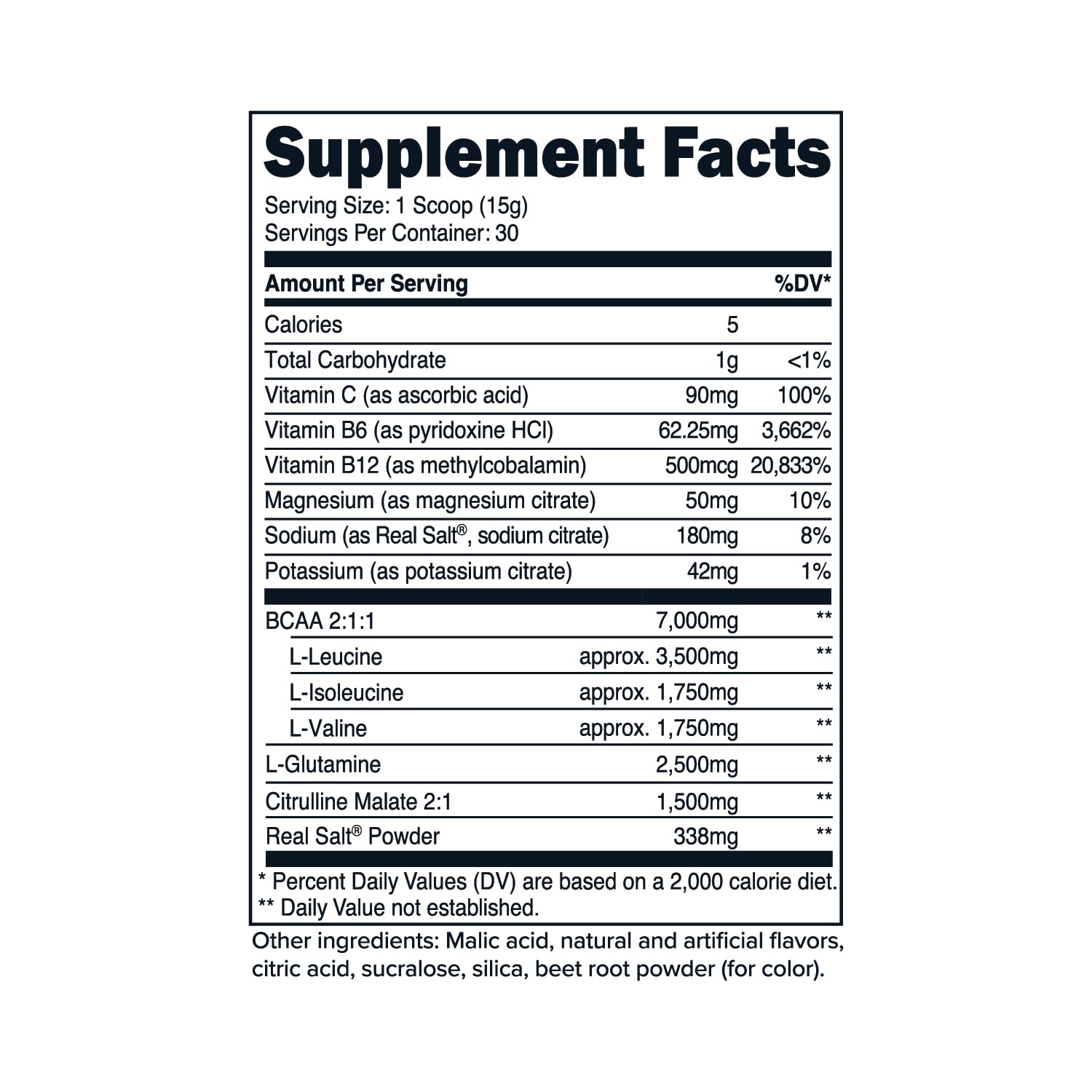 Serving scoop of Primaforce Watermelon BCAA Powder